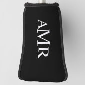 Klassisches Personalisiertes Monogramm Golf Headcover (Rotieren 90)