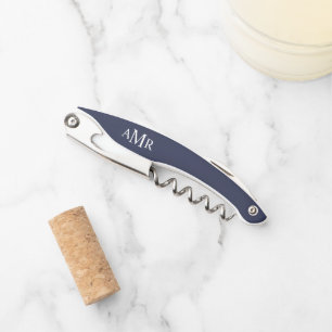 Klassisches Personalisiertes Monogramm Kellnermesser