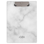 Klassisches Personalisiertes Monogramm Klemmbrett (Vorderseite)