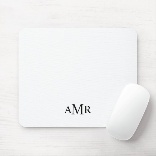 Klassisches Personalisiertes Monogramm Mousepad (Mit Mouse)