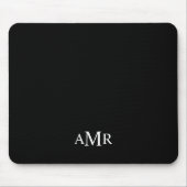 Klassisches Personalisiertes Monogramm Mousepad (Vorne)