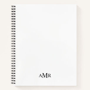 Klassisches Personalisiertes Monogramm Notizblock