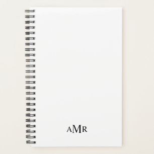 Klassisches Personalisiertes Monogramm Planer
