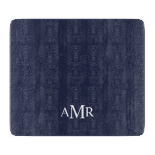 Klassisches personalisiertes Monogramm Schneidebrett