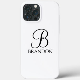 Klassisches Personalisiertes Skriptmonogramm und N Case-Mate iPhone Hülle