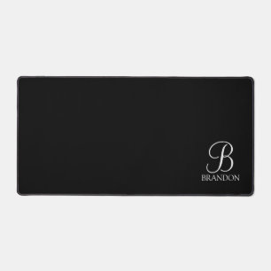 Klassisches Personalisiertes Skriptmonogramm und N Schreibtischunterlage