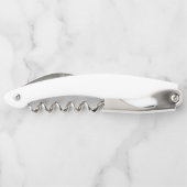 Klassisches personalisiertes Trauzeuge-Monogramm u Kellnermesser (Rückseite)
