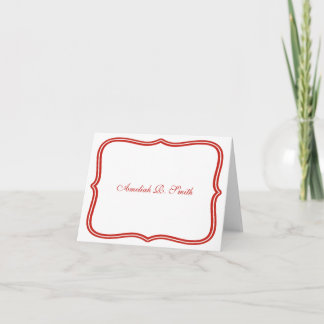 Klassisches persönliches oder Geschäft Notecards