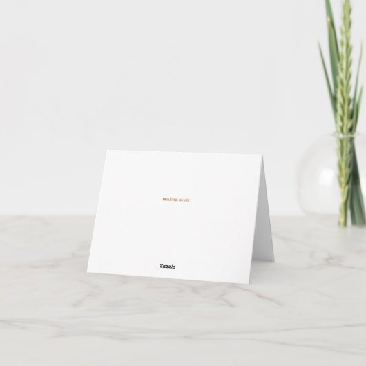 Klassisches persönliches oder Geschäft Notecards (Rückseite)