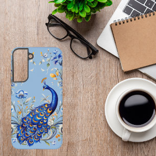 Klassisches Pfauendesign - Elegantes Geschenk für Samsung Galaxy Hülle