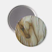 Klassisches Pferd 2 Magnet (Vorderseite/Rückseite)