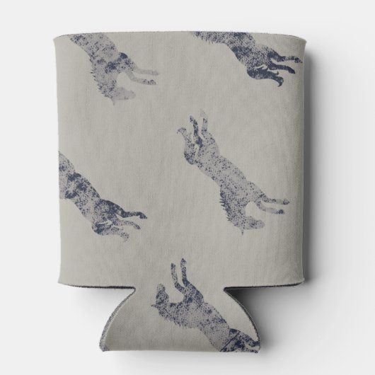 Klassisches Pferdemuster Dosenkühler (Rückseite)