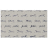 Klassisches Pferdemuster Tischdecke (Vorderseite (Horizontal))