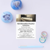 Klassisches Piano, Keyboard, Klavierunterricht Flyer (Einzeln)