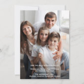 Klassisches Pickleball Weihnachts-Weihnachtsfest-F Feiertagskarte (Rückseite)