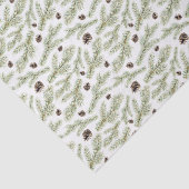 Klassisches Pinecone Muster des Weihnachten| Seidenpapier (Ausschnitt)