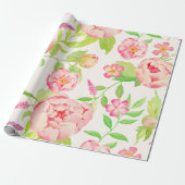 Klassisches Pink-Pink-Wrapping-Papier Geschenkpapier (Ungerollt)