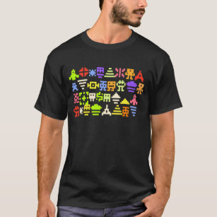 klassisches Pixel-Shirt des Arcade-8bit T-Shirt