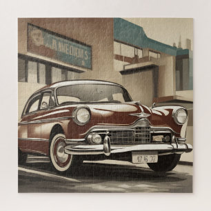 Klassisches Pkw-Plakat Puzzle