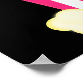 Klassisches Popcorn-Movie-Poster Poster (Ecke)