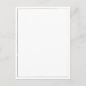 Klassisches Portrait Foto Neugeborene Ankündigung Postkarte (Vorderseite)