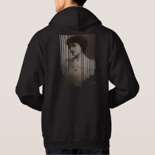 Klassisches Portrait Hoodie mit Abstrakter Visuell