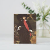 Klassisches Portrait Postkarte (Stehend Vorderseite)