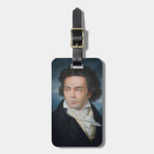 Klassisches Portrait von Beethoven Gepäckanhänger (Vorderseite vertikal)