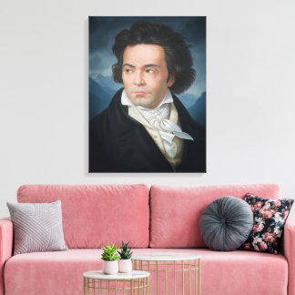 Klassisches Portrait von Beethoven Leinwanddruck