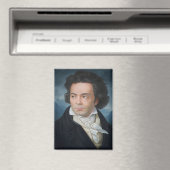 Klassisches Portrait von Beethoven Magnet (In Situ (Geschirrspüler))