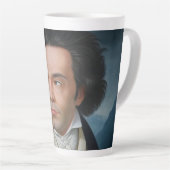 Klassisches Portrait von Beethoven Milchtasse (Rechte Ecke)