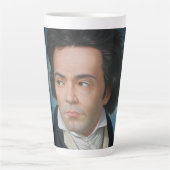Klassisches Portrait von Beethoven Milchtasse (Vorderseite)