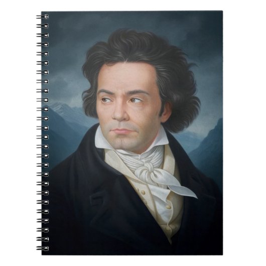 Klassisches Portrait von Beethoven Notizblock (Vorderseite)