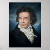 Klassisches Portrait von Beethoven Poster (Vorne)