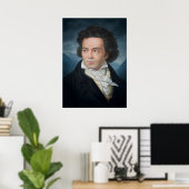 Klassisches Portrait von Beethoven Poster (Heimbüro)
