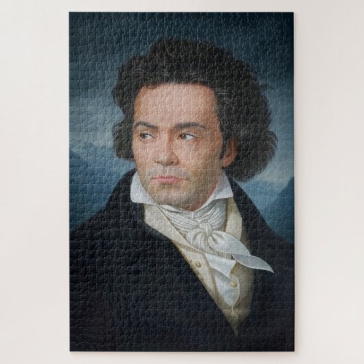 Klassisches Portrait von Beethoven Puzzle (Vertikal)