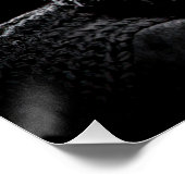 Klassisches Portrait von Ernest Hemingway Poster (Ecke)