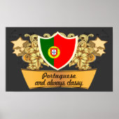 Klassisches Portugiesisch Poster (Vorne)