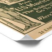 Klassisches Poster für die Schiffrekrutierung (Ecke)