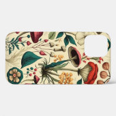 Klassisches Premium-Mushroom und Blume-Design Case-Mate iPhone Hülle (Rückseite (Horizontal))