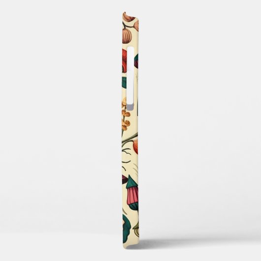 Klassisches Premium-Mushroom und Blume-Design Case-Mate iPhone Hülle (Rückseite / Links)