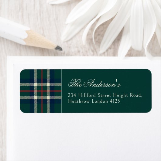 Klassisches Preppy-Tartan-Karo-Weihnachten (Insitu)