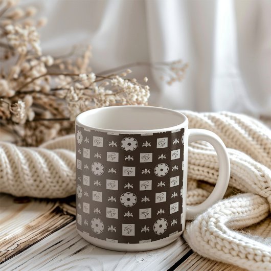 Klassisches Prüfmuster Kaffeetasse