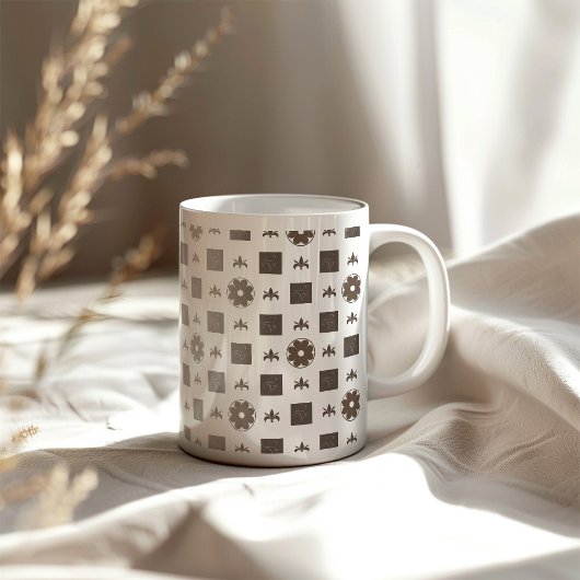 Klassisches Prüfmuster Kaffeetasse