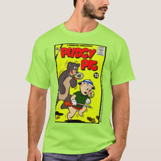 Klassisches PUDGY PIG Comic T-Shirt
