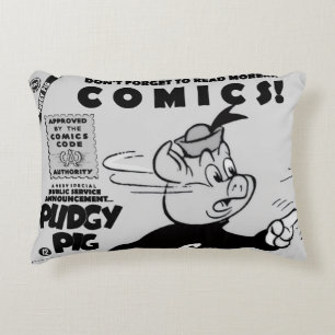 Klassisches PUDGY PIG (P.S.A.) Kissen