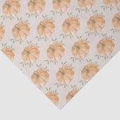 Klassisches Pumpkin Herbstfallmuster Seidenpapier (Detail)