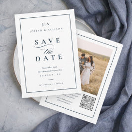 Klassisches QR-Foto Save The Date