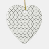 Klassisches Quatrefolienmuster Keramik Ornament (Rechts)