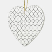 Klassisches Quatrefolienmuster Keramik Ornament (Links)